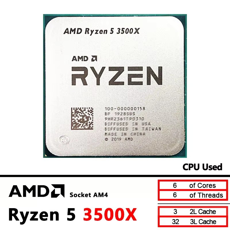 AMD Ryzen 5 3500X 3.6GHz 6 Cor - огляд і ціна Esports Gaming Pc Build
