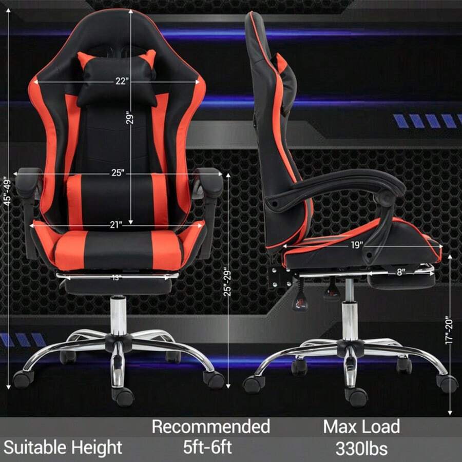 Gaming Chair With Massage Lumb - огляд і ціна Video Gaming & Esports Usd Acc